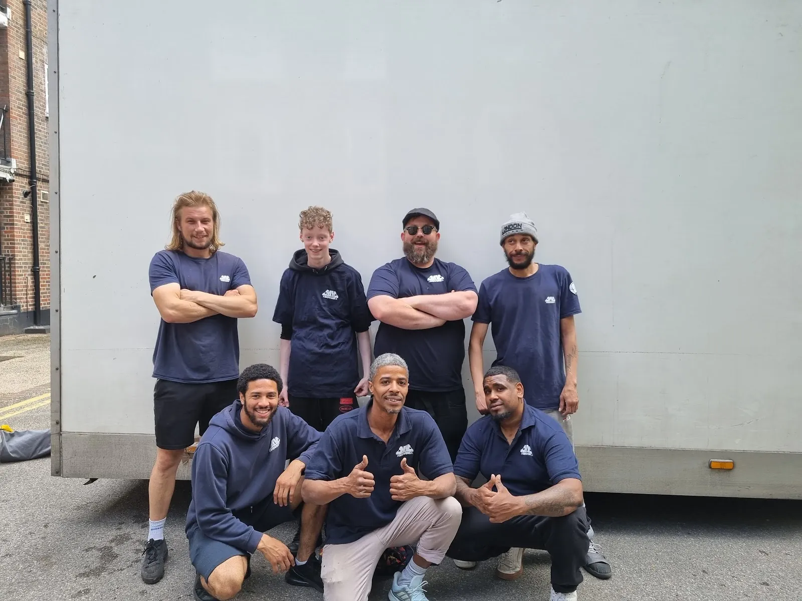 Between jobs – Six of the crew – MV Movers